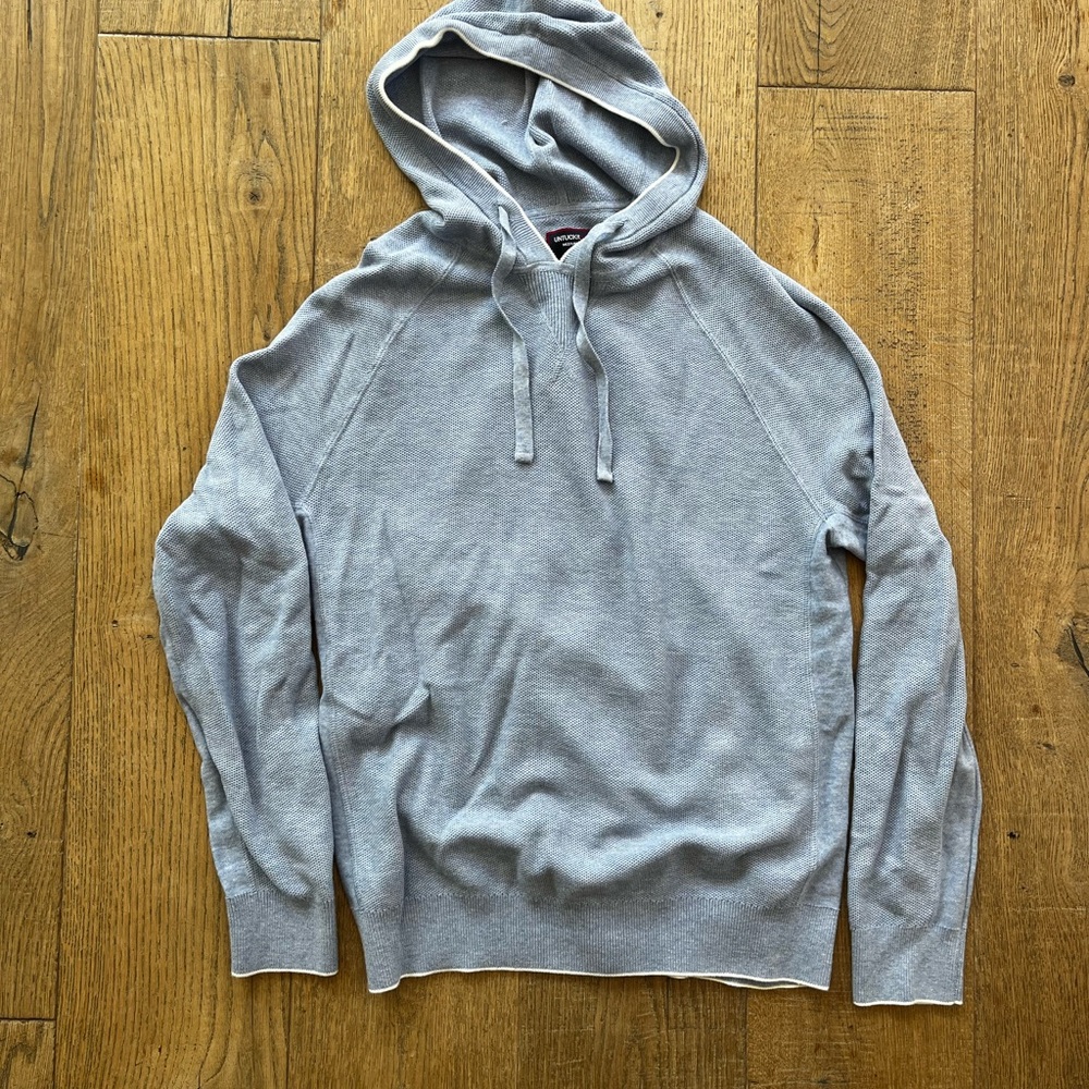 Men's UNTUCkit Cotton Light Blue Hoodie